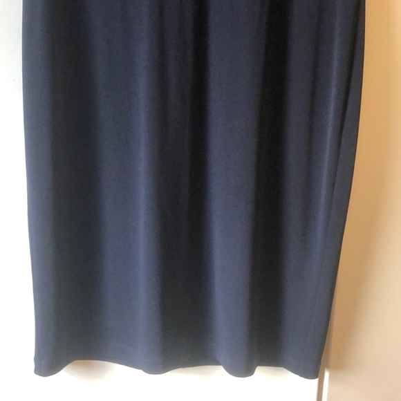 Like-New CK Chain Trim Knee-length Cocktail Dress - Picture 4 of 5